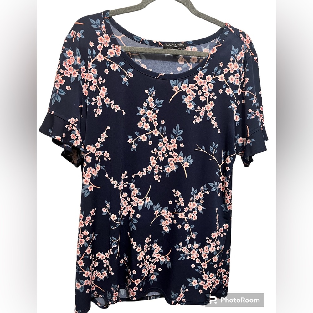 Banana Republic Floral Blouse